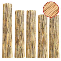 GENTOR privacy mat, reed mat premium privacy screen made of dense reed, reed mats for balcony, open terrace and garden fences 100x300cm