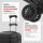 GENTOR Suitcase Hard Case Travel Trolley Roller Suitcase Hand Luggage 4 Wheels Set (M/L/XL) TSA Lock Black &amp; Dark Blue