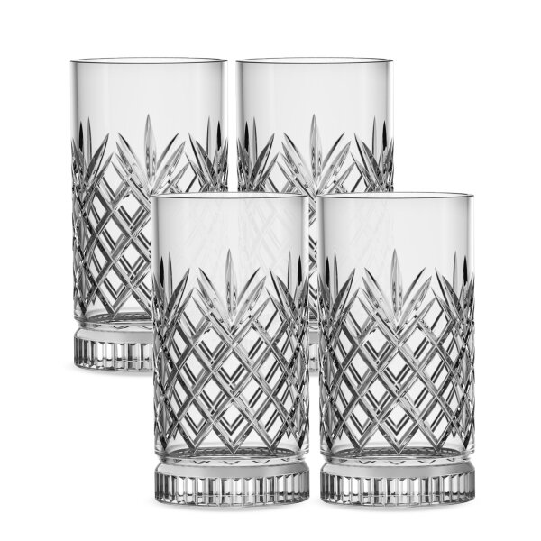 GENTOR Glas Set Longdrinkglas 4er Set Wasserglas Saftglas Kristallglas Trinkgl&auml;ser Cocktail Glas