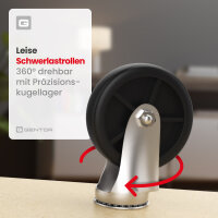 GENTOR M&ouml;belroller 2er Set &ndash; Rollbrett &amp; Transporthilfe bis 200 kg mit 360&deg; Rollen &amp; Anti-Rutsch